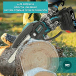 CortaMax™ | Mini Motosierra Eléctrica Portátil 48V | + 1 Batería + Maleta GRATIS
