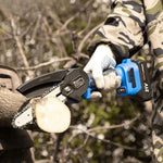 CortaMax™ | Mini Motosierra Eléctrica Portátil 48V | + 1 Batería + Maleta GRATIS