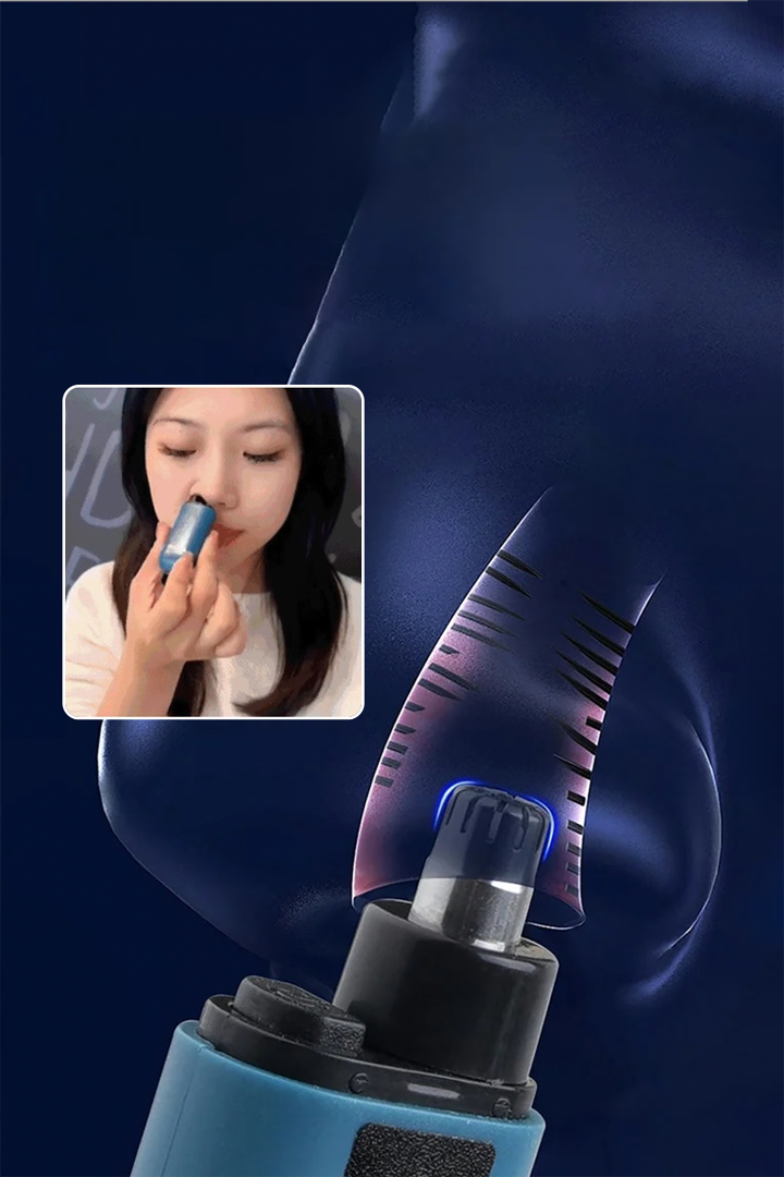 ✨ LookLimpio® - 3 en 1 Cortapelos de Nariz, Orejas y Cejas Recargable y Portátil💈
